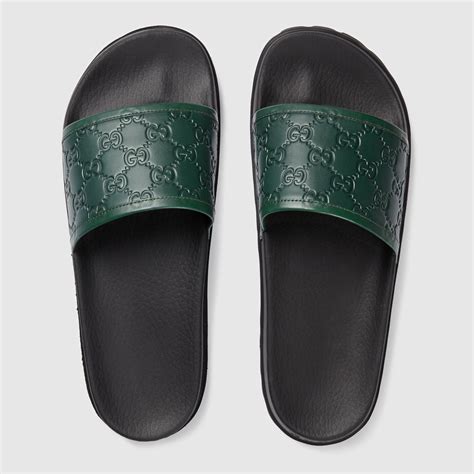 gucci mens slids|gucci inspired men's slides.